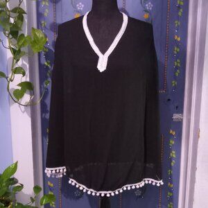 Women's Sheer Poncho